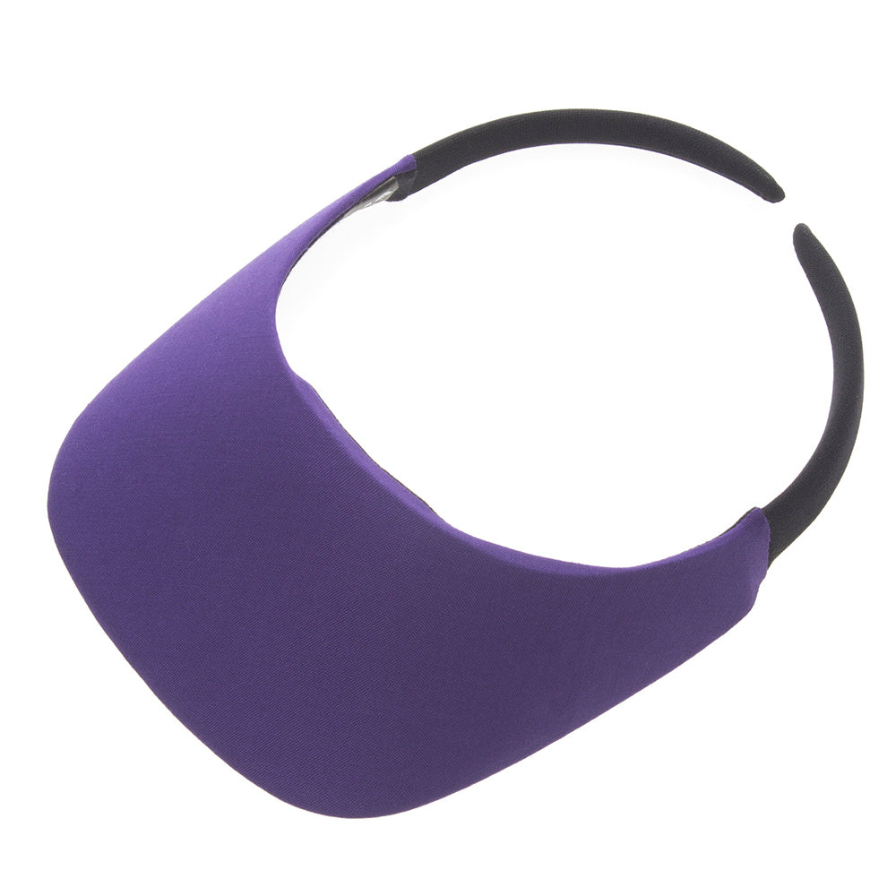 No Headache Original Women's Golf Visor SlipOn Sun Visor Purple NO HEADACHE