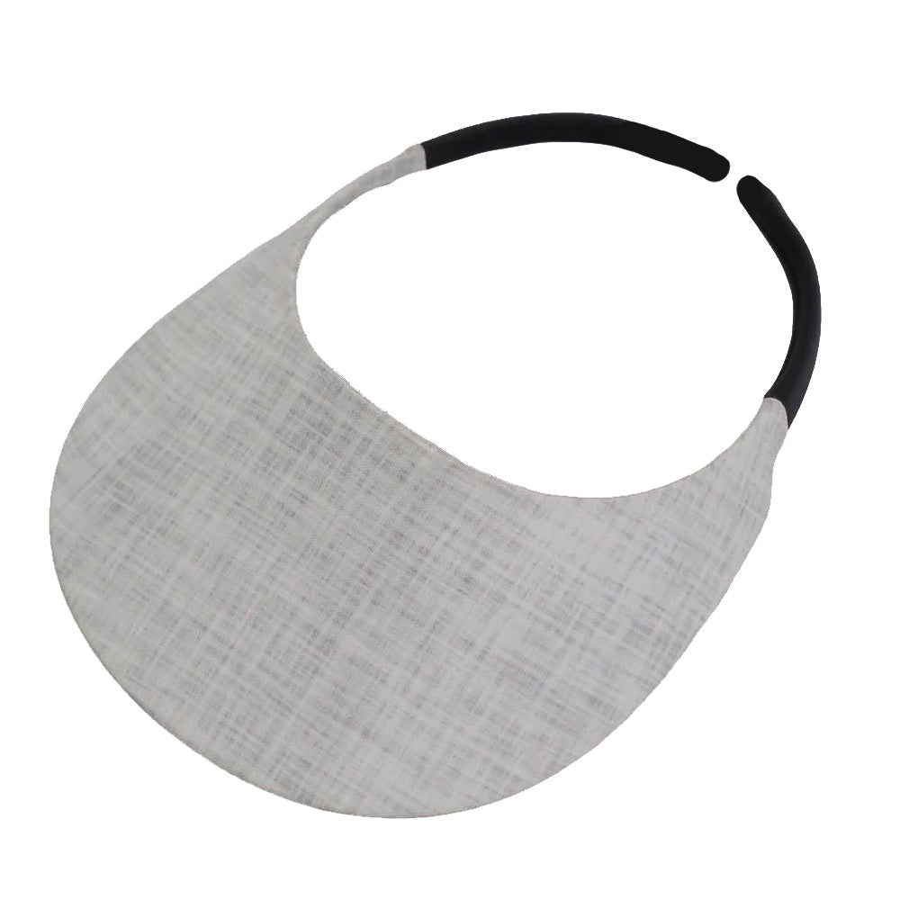 No Headache Women's Golf Tennis Beach Sun Visor Light Grey NO HEADACHE