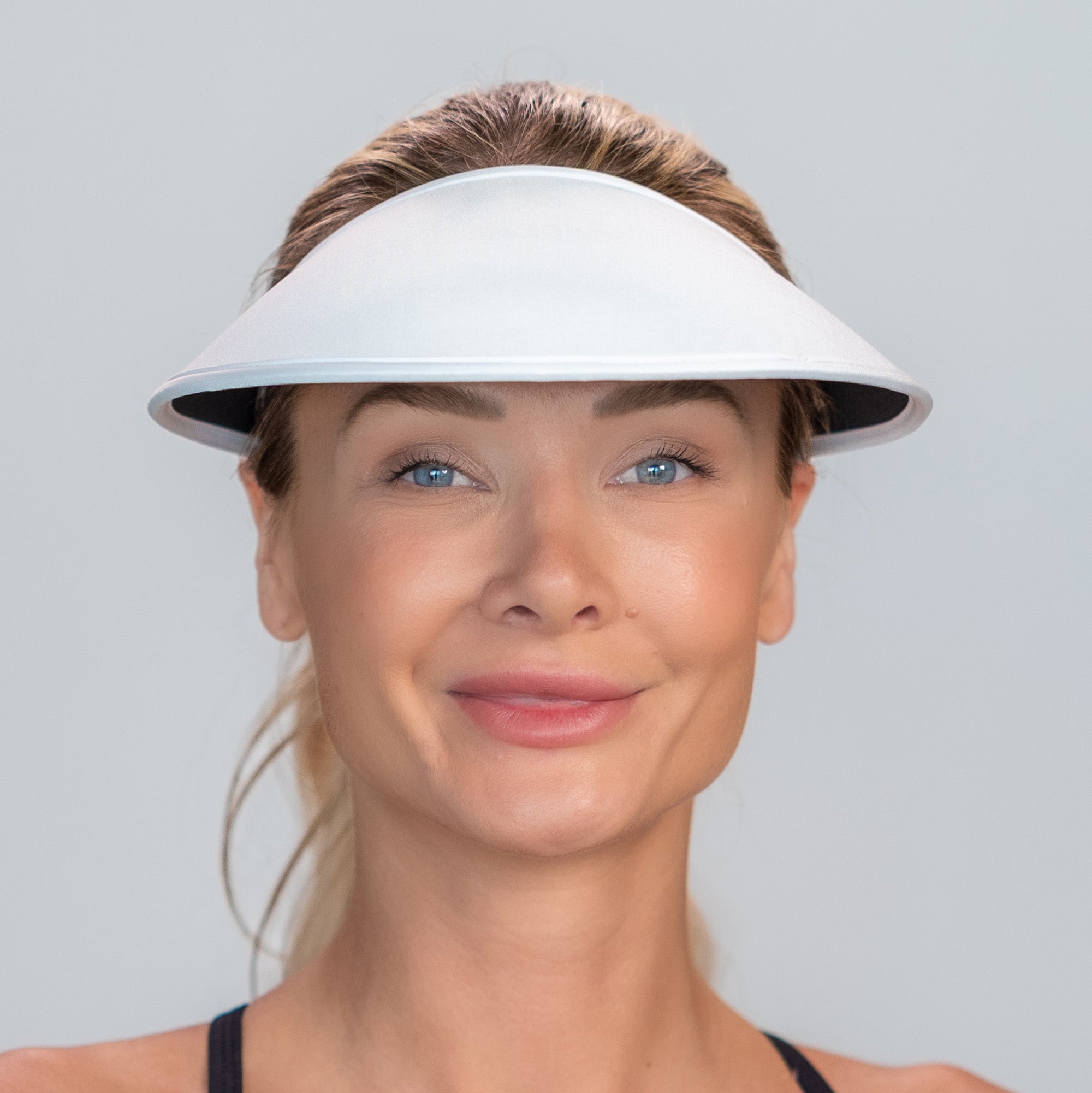 Velo Broad Brim Sun Visor Pure White Matching Trim NO HEADACHE