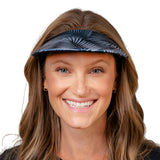 Round Brim - Black & Gray Palms