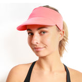 Fresca Cooling Sports Visor - Neon Coral