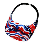 Square Brim - Wavy American Flag