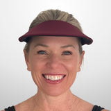Round Brim - Dark Maroon