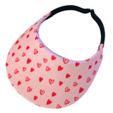 Round Brim - Sketchy Hearts Pink w/ Fuchsia