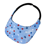 Square Brim - Light Blue with Stars