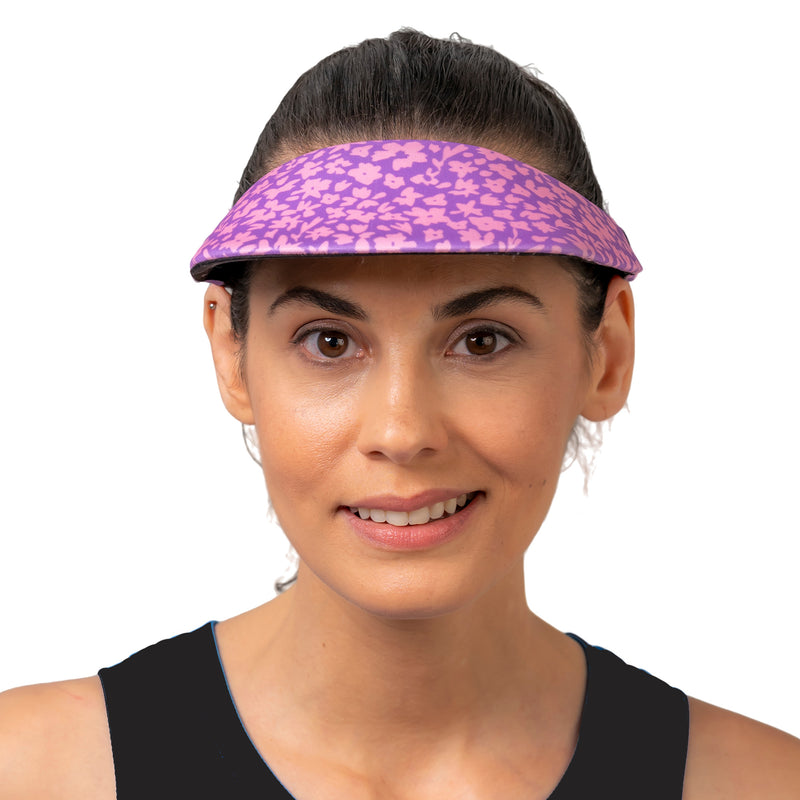 Square Brim - Sketched Floral Lilac