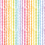 Original Round Brim Women's Sun Visor - Rainbow Stripes