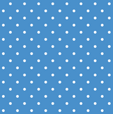 Square Brim - Black with White Polka Dots