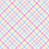 Square Brim - Rainbow Plaid