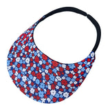 Round Brim - Red, White, and Blue Floral