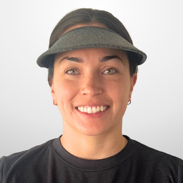 Velo Travel Visor - Steel Grey Heather