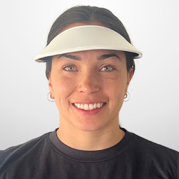 Velo Travel Visor - Pure White