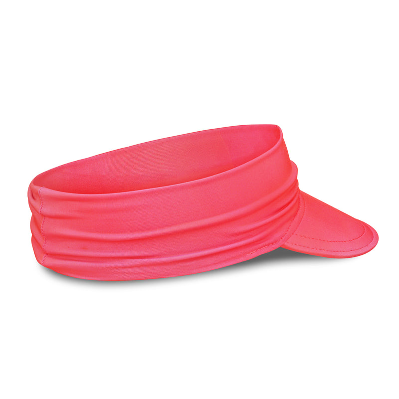 Fresca Cooling Sports Visor - Neon Coral