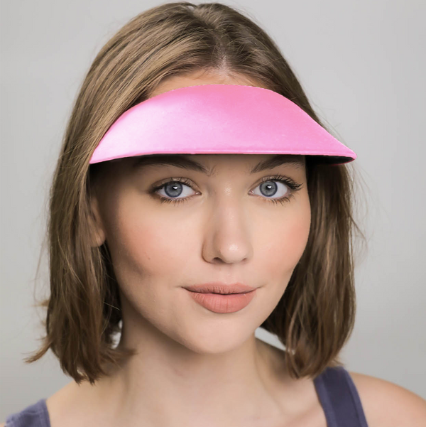 Original Square Brim Women's Sun Visor - Baby Pink