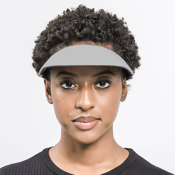 Original Square Brim Women's Sun Visor - Stone Grey