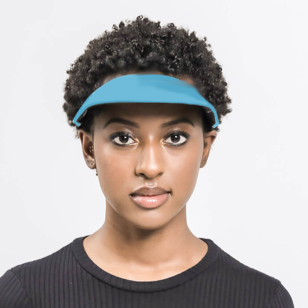 Original Square Brim Women's Sun Visor - Turquoise Blue