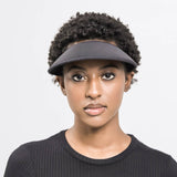 Velo Broad Brim Travel Sun Visor - Sable Black